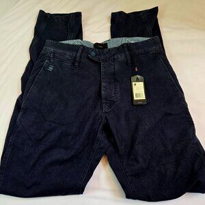 G STAR RAW Correct Men’s RCT Omega 3D Bow Tapered Twill Cinched Pants 31 x 34